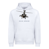 White ah 64 apache longbow helicopter t shirt t shirt Urban Hoodie - linhVisuals