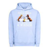 Pigment Grape Ice it's all fun and games until someone loses a wiener shirt Urban Hoodie - linhVisuals