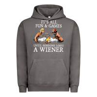 Pigment Tornado it's all fun and games until someone loses a wiener shirt Urban Hoodie - linhVisuals