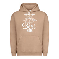 Pigment Burro outside is the best side for outdoor campers and hikers t shirt Urban Hoodie - linhVisuals