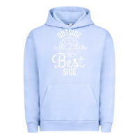 Pigment Grape Ice outside is the best side for outdoor campers and hikers t shirt Urban Hoodie - linhVisuals