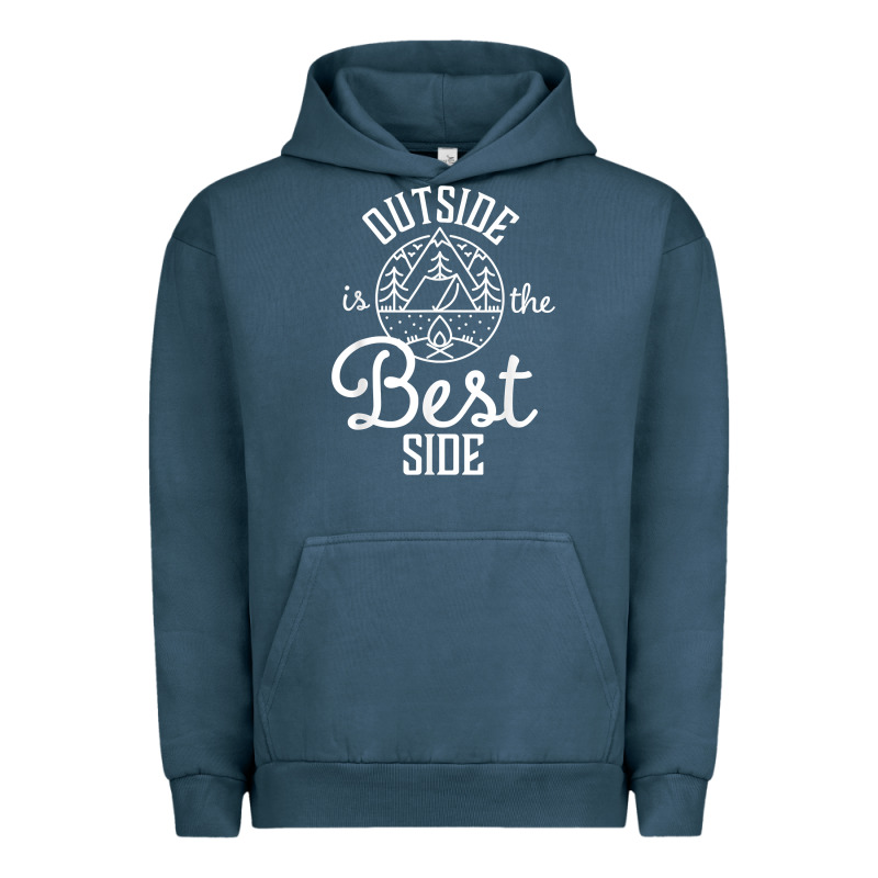 Outside Is The Best Side For Outdoor Campers And Hikers T Shirt Urban Hoodie by linhVisuals | Teevron