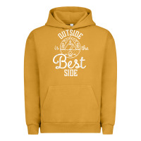 Pigment Peanut Butter outside is the best side for outdoor campers and hikers t shirt Urban Hoodie - linhVisuals