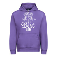 Tulip outside is the best side for outdoor campers and hikers t shirt Urban Hoodie - linhVisuals
