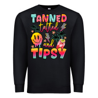 Black tanned tattled and tipsy Premium Sweatshirt - JahusDesignShop