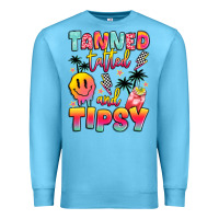 Ocean Blue tanned tattled and tipsy Premium Sweatshirt - JahusDesignShop