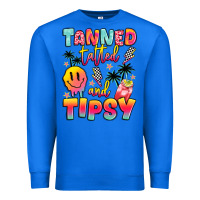 True Royal tanned tattled and tipsy Premium Sweatshirt - JahusDesignShop