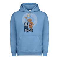 Pigment Pebble Blue e.t. phone home spaceship flying away premium t shirt Urban Hoodie - linhVisuals