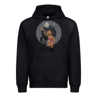 Black e.t. phone home spaceship flying away premium t shirt Urban Hoodie - linhVisuals