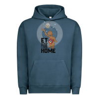 Pigment Midnight Navy e.t. phone home spaceship flying away premium t shirt Urban Hoodie - linhVisuals