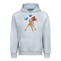 Heather Grey bambi Urban Hoodie - linhVisuals