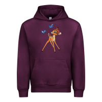 Mauve Wine bambi Urban Hoodie - linhVisuals