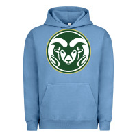 Pigment Pebble Blue The colorado state rams Urban Hoodie - linhVisuals