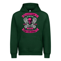 Forest Green biker gear motorcycle gifts biker chick i ride my biker tank top Urban Hoodie - linhVisuals