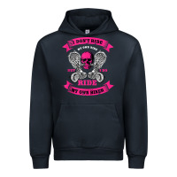 Navy biker gear motorcycle gifts biker chick i ride my biker tank top Urban Hoodie - linhVisuals