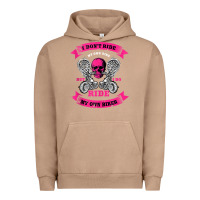 Pigment Burro biker gear motorcycle gifts biker chick i ride my biker tank top Urban Hoodie - linhVisuals