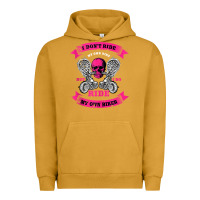 Pigment Peanut Butter biker gear motorcycle gifts biker chick i ride my biker tank top Urban Hoodie - linhVisuals