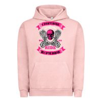 Pigment Salmon biker gear motorcycle gifts biker chick i ride my biker tank top Urban Hoodie - linhVisuals