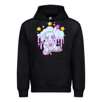 Black bunny pastel goth voodoo doll t shirt Urban Hoodie - linhVisuals