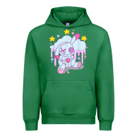Emerald bunny pastel goth voodoo doll t shirt Urban Hoodie - linhVisuals
