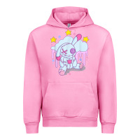 Fuchsia Pink bunny pastel goth voodoo doll t shirt Urban Hoodie - linhVisuals
