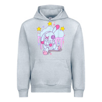 Heather Grey bunny pastel goth voodoo doll t shirt Urban Hoodie - linhVisuals