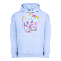 Pigment Grape Ice bunny pastel goth voodoo doll t shirt Urban Hoodie - linhVisuals