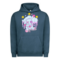 Pigment Midnight Navy bunny pastel goth voodoo doll t shirt Urban Hoodie - linhVisuals
