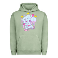 Pigment Oil Green bunny pastel goth voodoo doll t shirt Urban Hoodie - linhVisuals