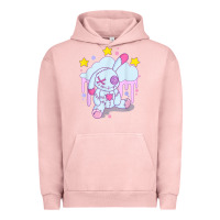 Pigment Salmon bunny pastel goth voodoo doll t shirt Urban Hoodie - linhVisuals