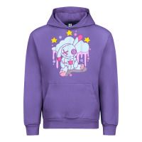 Tulip bunny pastel goth voodoo doll t shirt Urban Hoodie - linhVisuals