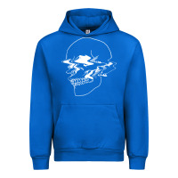 Cobalt creepy cool egirl eboy pastel goth vaporwave glitch skull sweatshirt Urban Hoodie - linhVisuals