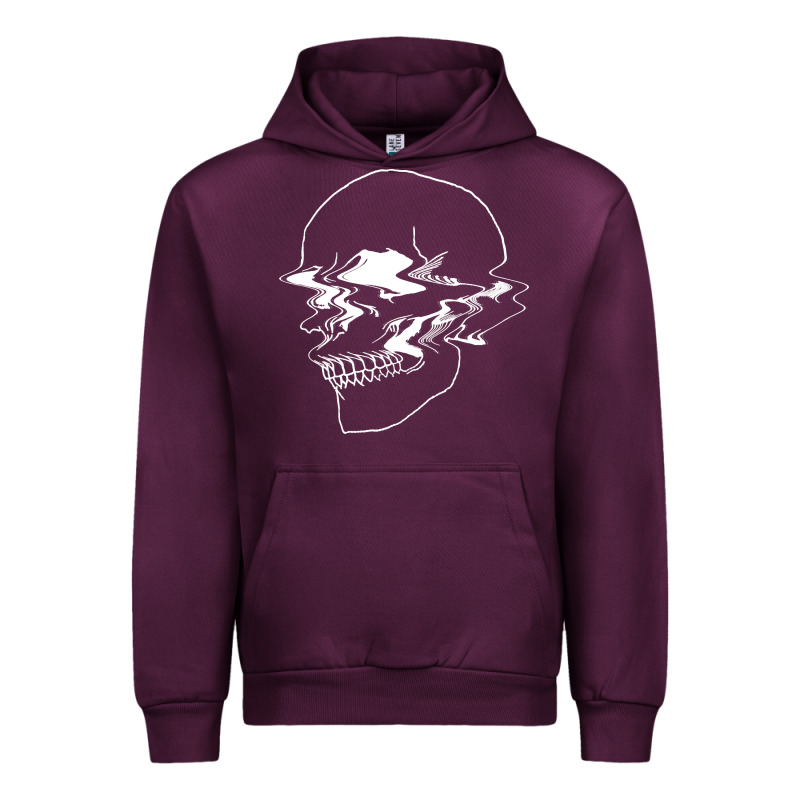 Creepy Cool Egirl Eboy Pastel Goth Vaporwave Glitch Skull Sweatshirt Urban Hoodie by linhVisuals | Teevron
