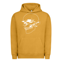 Pigment Peanut Butter creepy cool egirl eboy pastel goth vaporwave glitch skull sweatshirt Urban Hoodie - linhVisuals