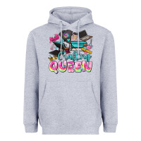 Heather Grey crafting queen Heavyweight Hoodie - JahusDesignShop