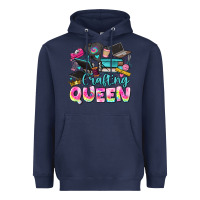 Navy crafting queen Heavyweight Hoodie - JahusDesignShop