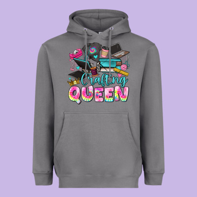 Crafting Queen Heavyweight Hoodie Designed By Jahusdesignshop