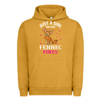 Pigment Peanut Butter fennec fox just a girl who loves fennec foxes t shirt Urban Hoodie - linhVisuals