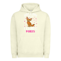 Pigment Pistachio fennec fox just a girl who loves fennec foxes t shirt Urban Hoodie - linhVisuals