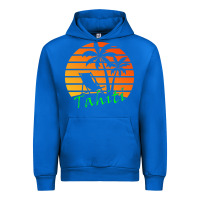 Cobalt outdoor t  shirt tahiti retro vintage sunset t  shirt Urban Hoodie - linhVisuals
