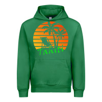 Emerald outdoor t  shirt tahiti retro vintage sunset t  shirt Urban Hoodie - linhVisuals
