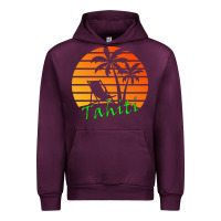 Mauve Wine outdoor t  shirt tahiti retro vintage sunset t  shirt Urban Hoodie - linhVisuals