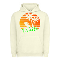 Pigment Pistachio outdoor t  shirt tahiti retro vintage sunset t  shirt Urban Hoodie - linhVisuals
