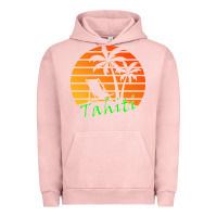 Pigment Salmon outdoor t  shirt tahiti retro vintage sunset t  shirt Urban Hoodie - linhVisuals