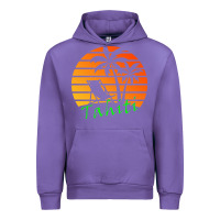 Tulip outdoor t  shirt tahiti retro vintage sunset t  shirt Urban Hoodie - linhVisuals
