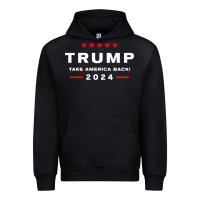 Black donald trump 2024 take america back election   the return sweatshirt Urban Hoodie - linhVisuals