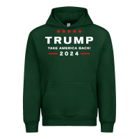 Forest Green donald trump 2024 take america back election   the return sweatshirt Urban Hoodie - linhVisuals