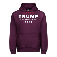 Mauve Wine donald trump 2024 take america back election   the return sweatshirt Urban Hoodie - linhVisuals
