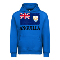 Cobalt flag of anguilla   anguilla banner t shirt Urban Hoodie - linhVisuals
