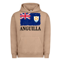Pigment Burro flag of anguilla   anguilla banner t shirt Urban Hoodie - linhVisuals